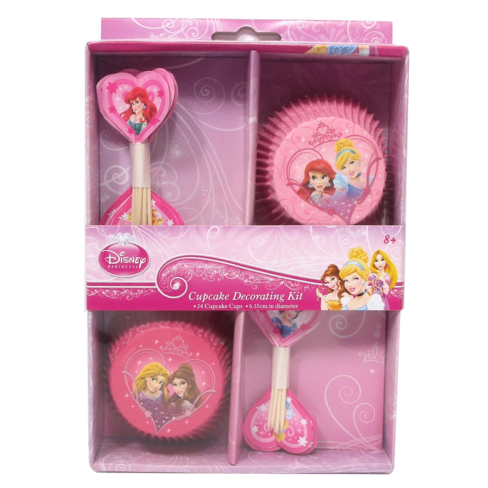 Disney Princess Cupcake Decorating Kit (Set of 24)