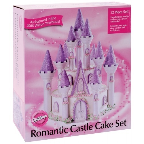 Wilton Romantic Princess Castle Cake Decoration Set *DAMAGED BOX*