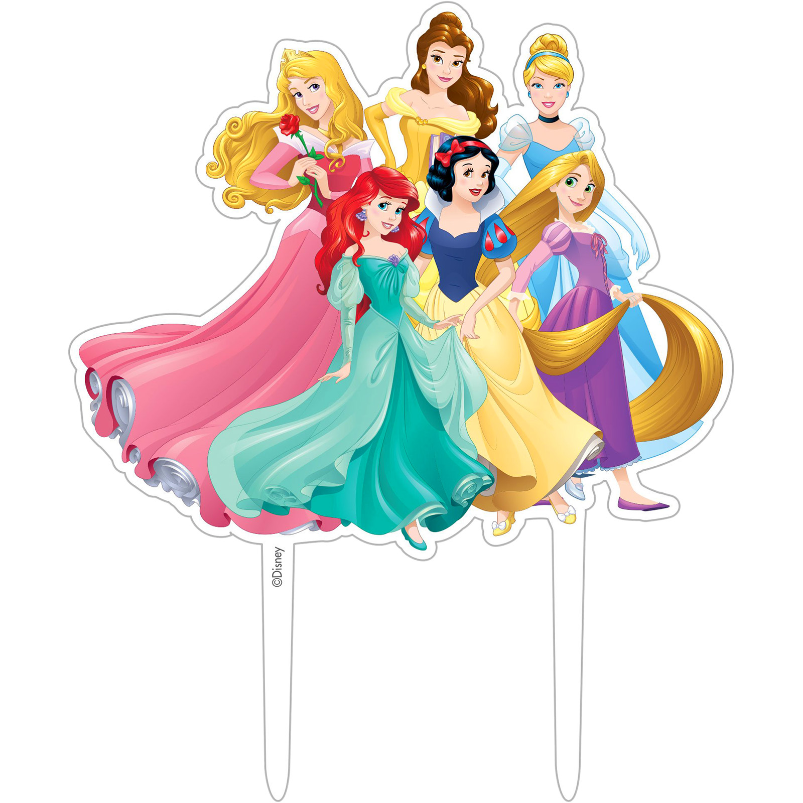 Disney Princess Acrylic Cake Topper