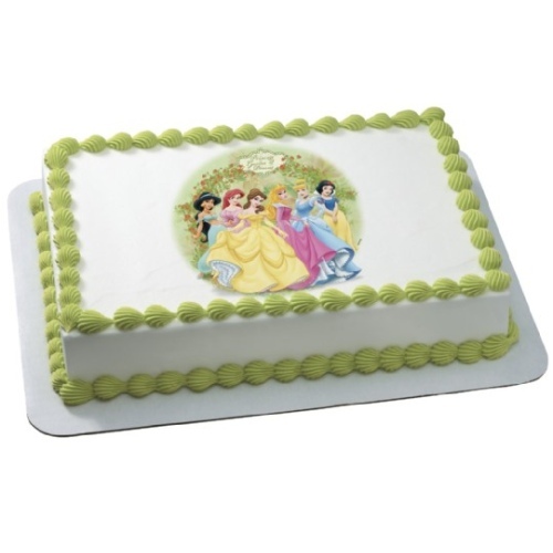 Disney Princess Edible Icing Cake Decoration