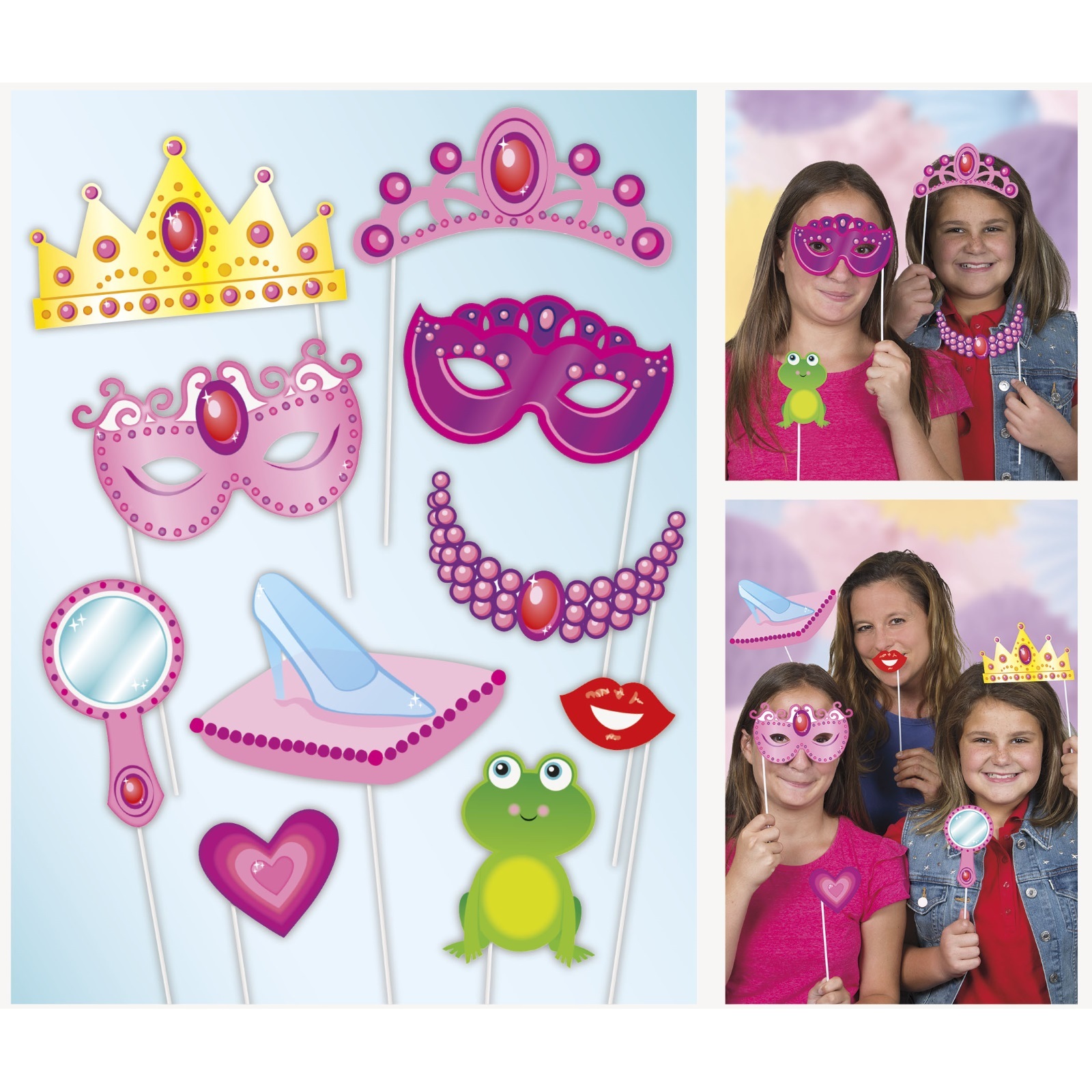 Princess Photo Booth Prop Set (Pack of 10)