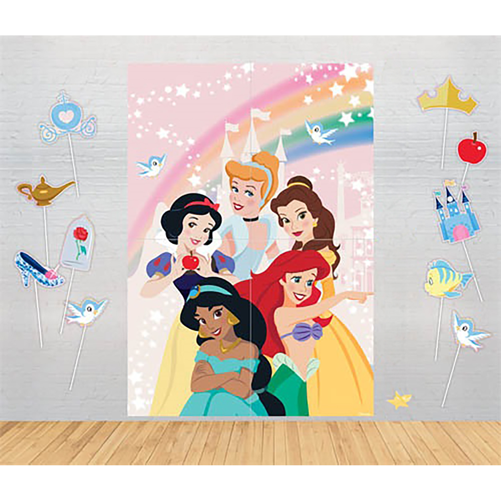 Disney Princess Scene Setter With Photo Props