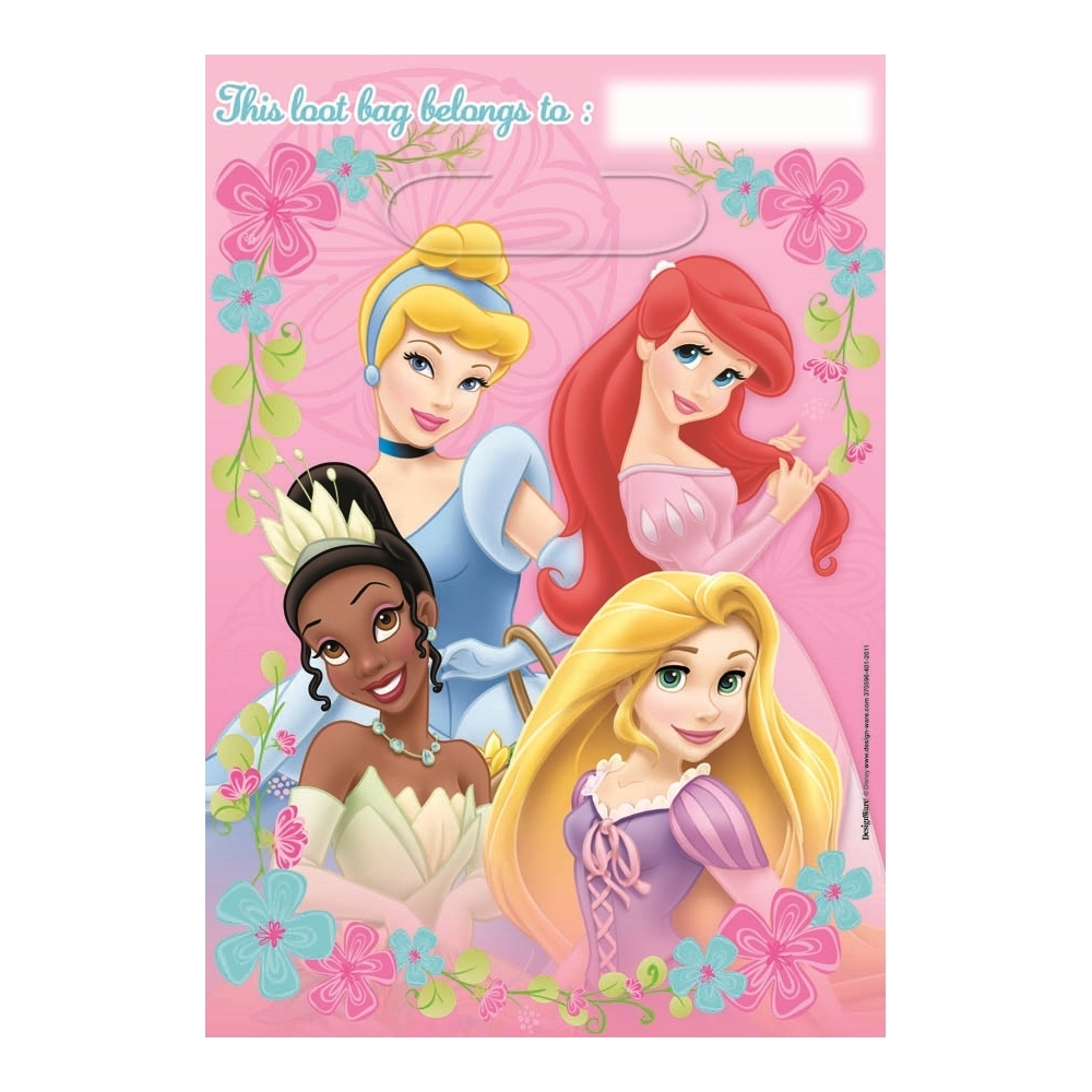Disney Fanciful Princess Lolly/Treat Bags (Pack of 8)