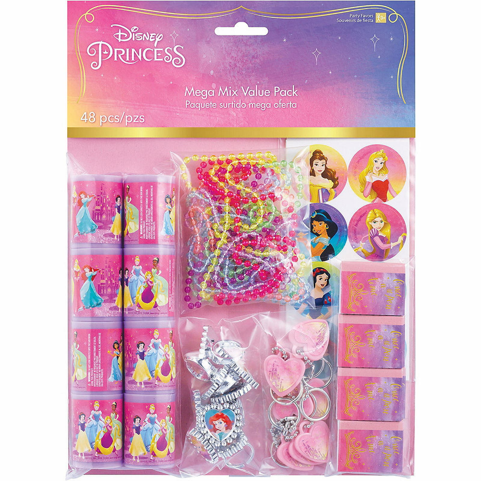 Disney Princess Once Upon A Time Mega Mix Favour Pack (48 Pieces)