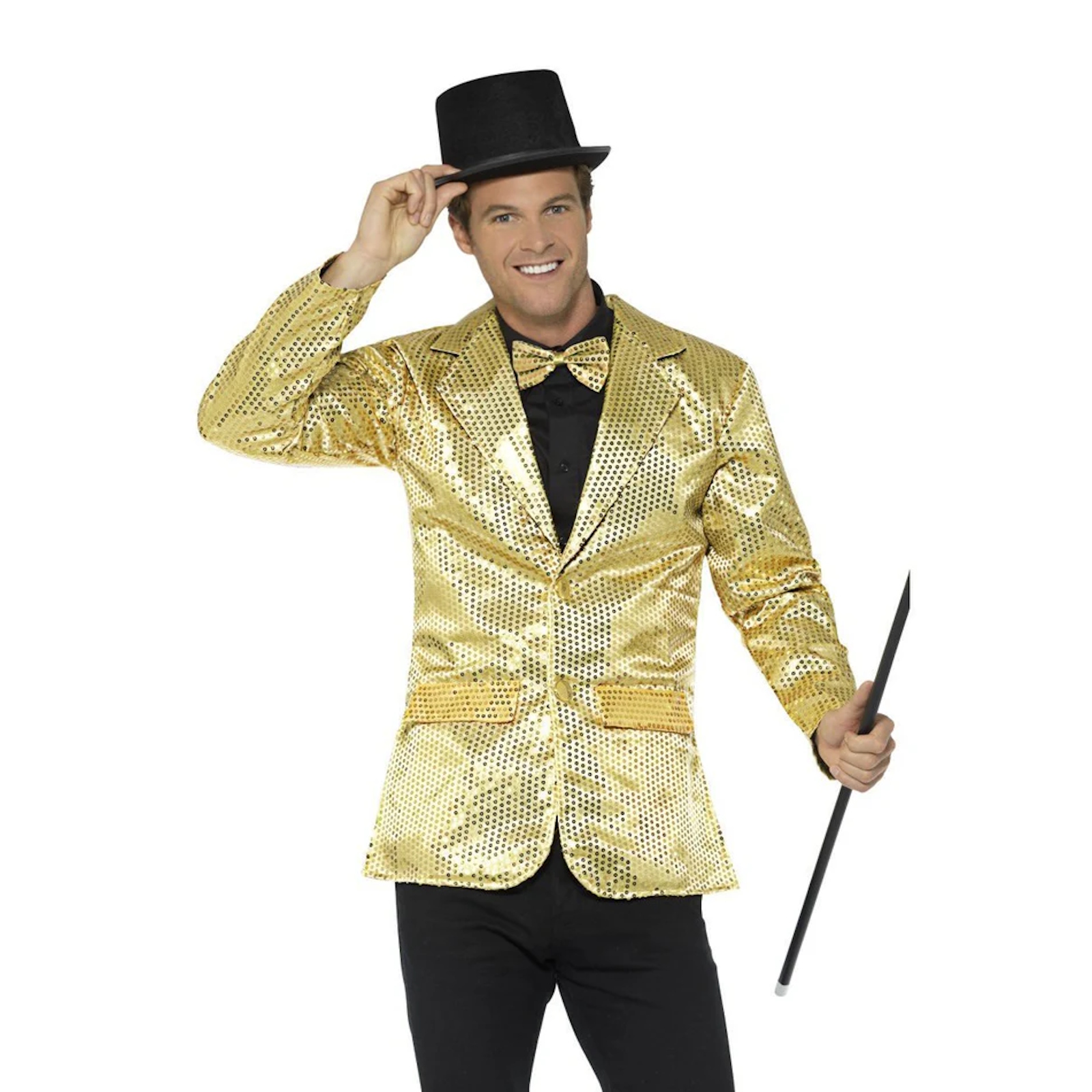 Gold Sequin Jacket Adult Costume