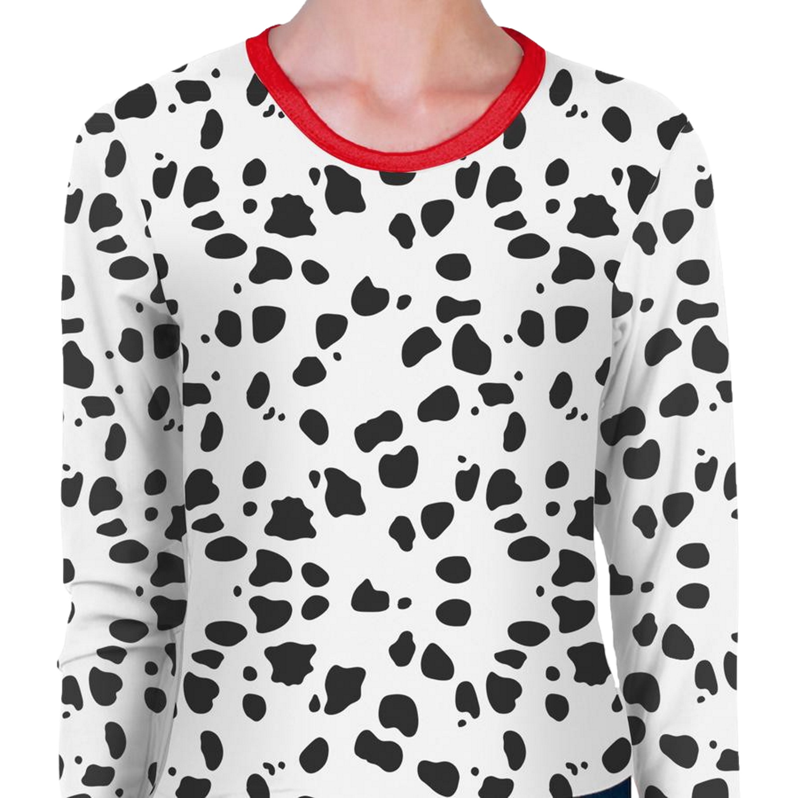 Dalmatian Spot Childs Long Sleeve Top Medium