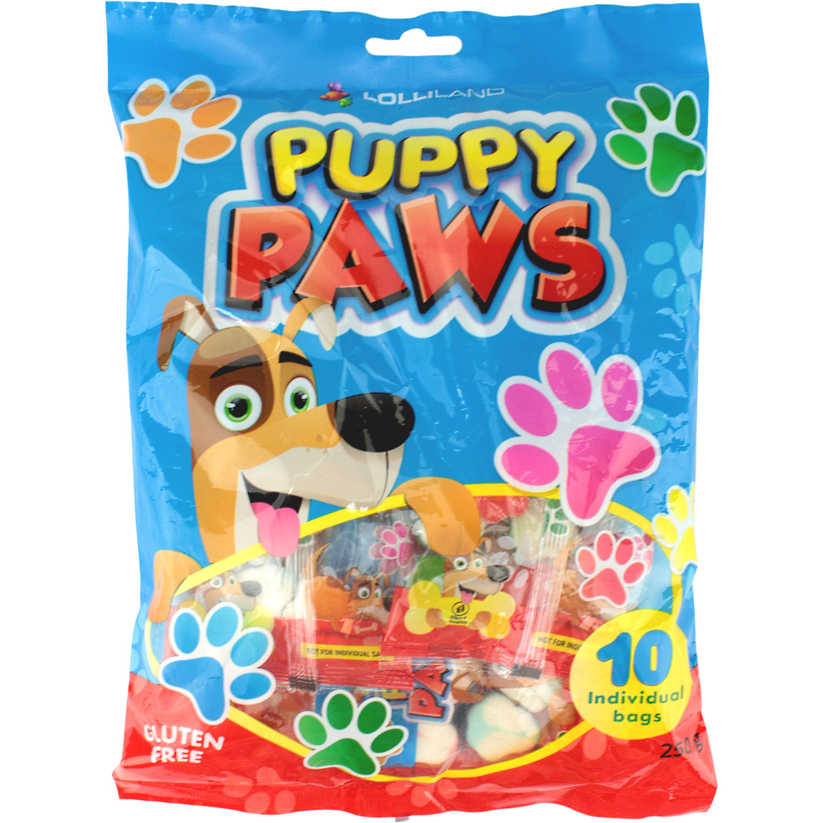 Assorted Puppy Paws Lollies (Pack of 10) 
