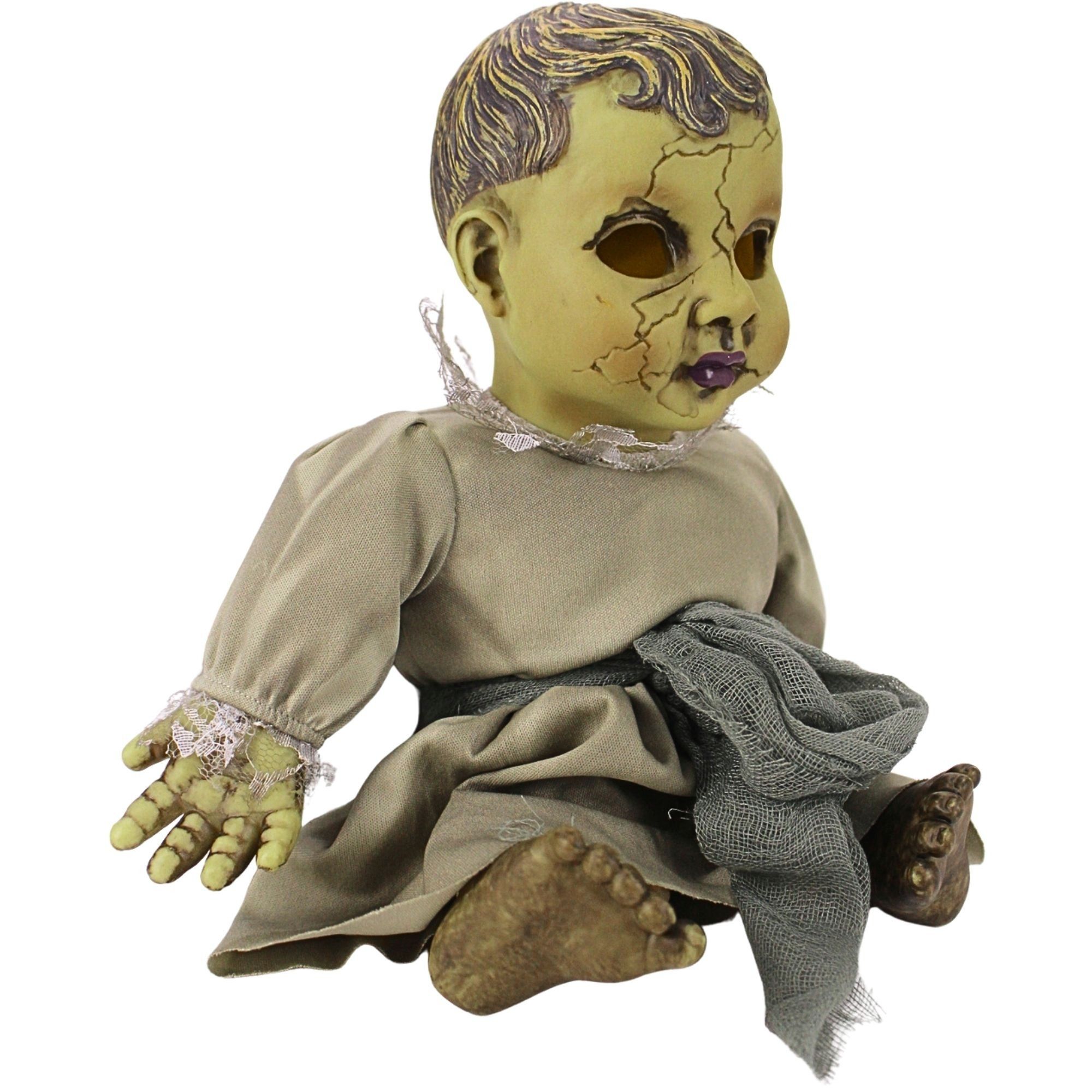 Animated Haunted Doll Decoration 38cm