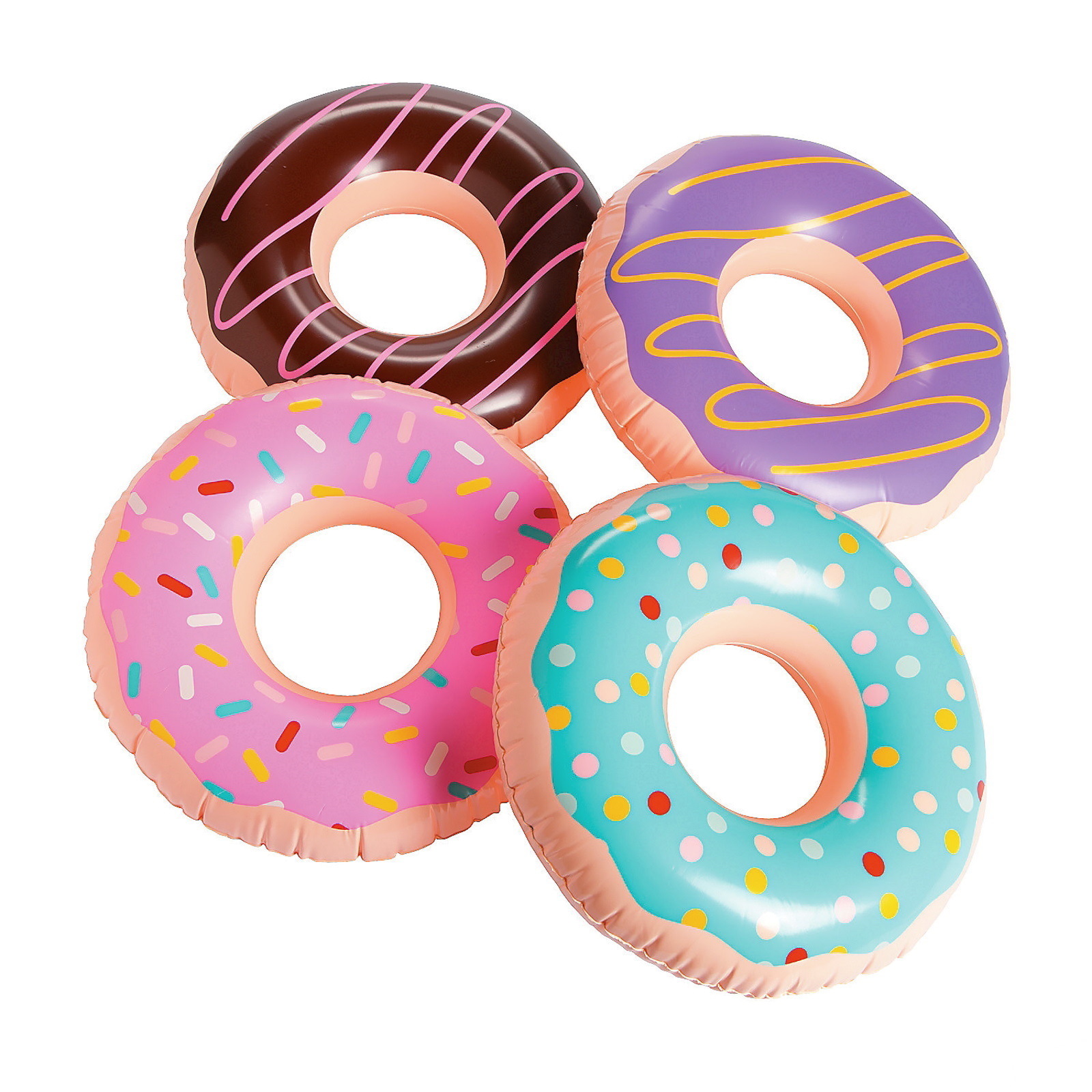 Inflatable Donut 38cm Assorted