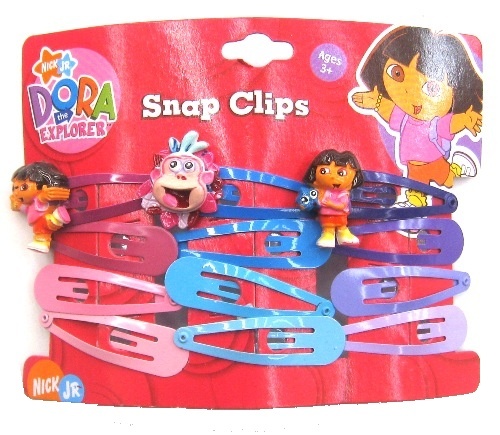 Dora The Explorer Hair Clips (Set of 12)