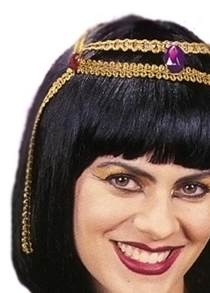 Queen Cleopatra Egyptian Black Adult Wig