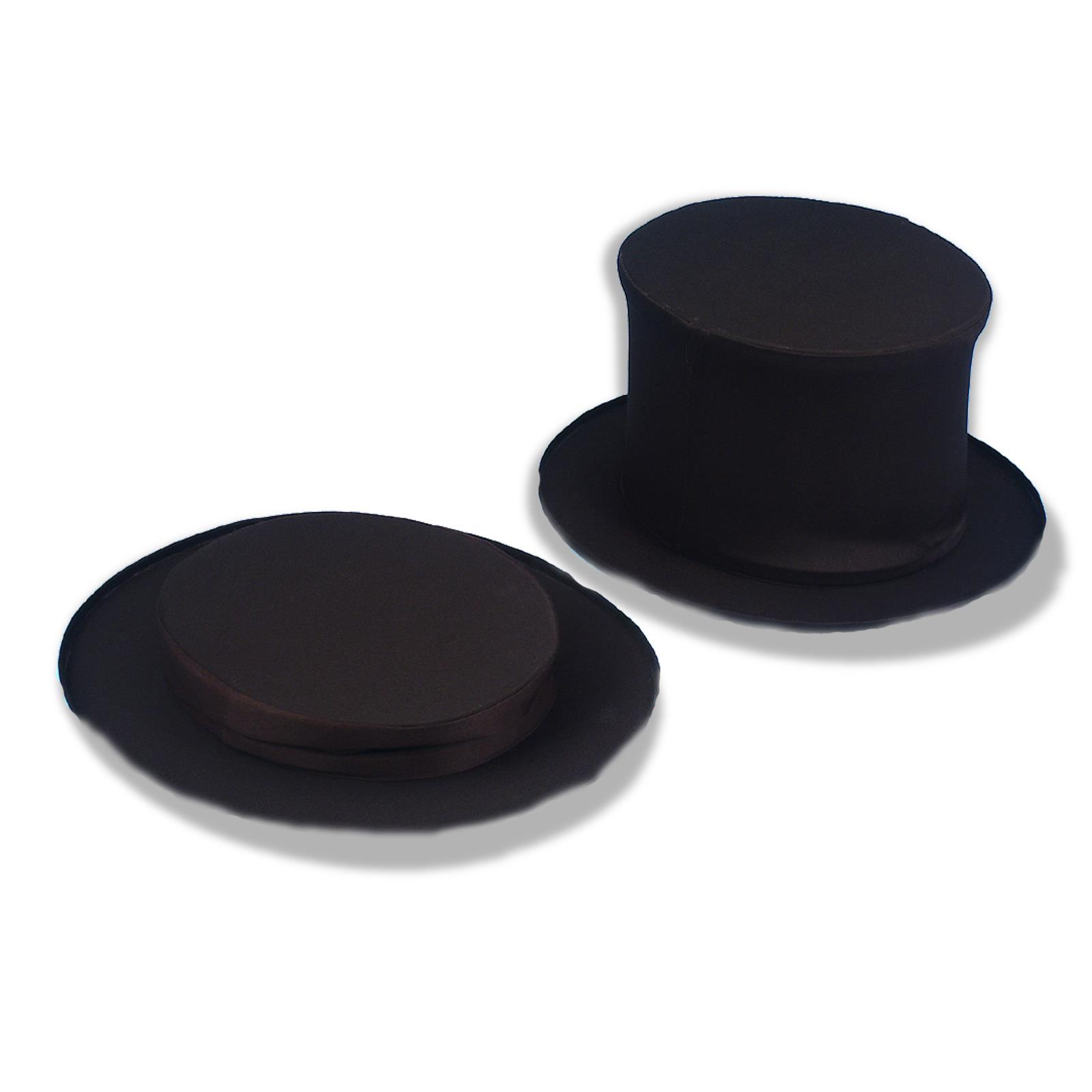 Vintage Magician Collapsible Black Child Top Hat