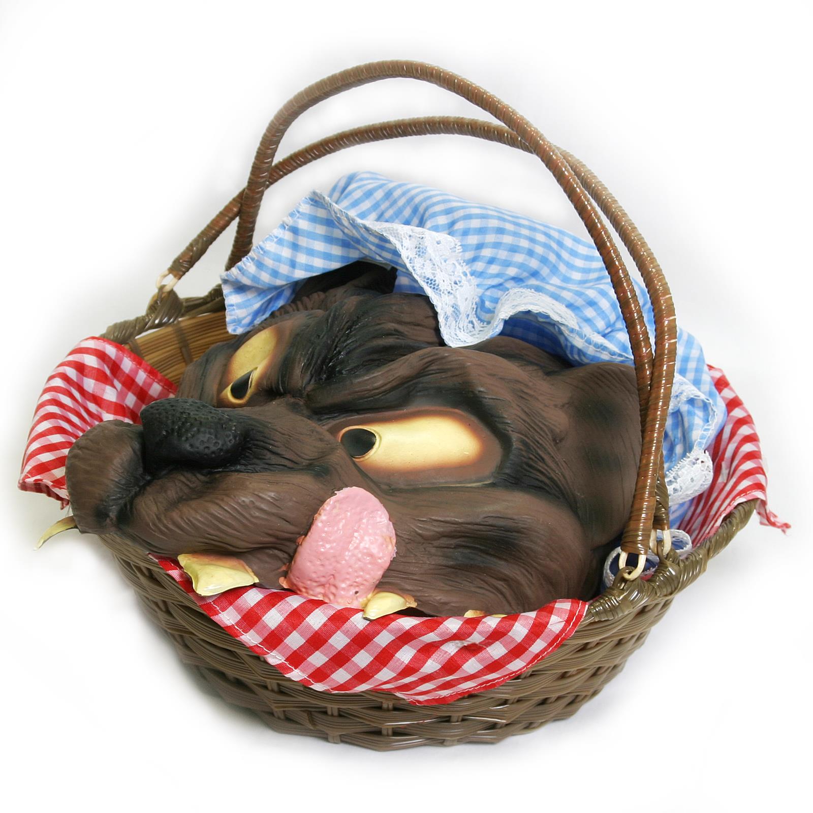Little Red Riding Hood Wolf Head Basket Prop