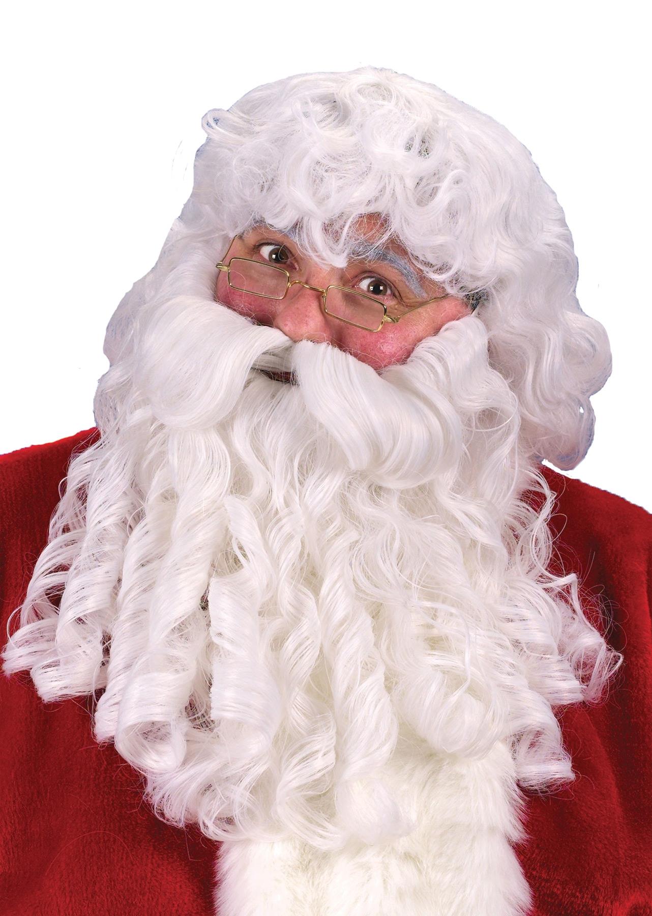 Deluxe Santa Adult Wig Beard & Eyebrows Set