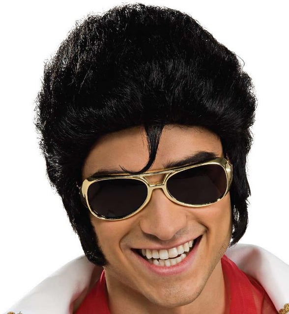 Elvis Presley Gold Glasses Adult Costume Accessory