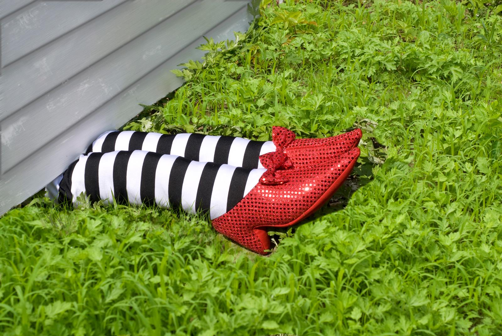 The Wizard of Oz Wicked Witch of the East Legs Prop