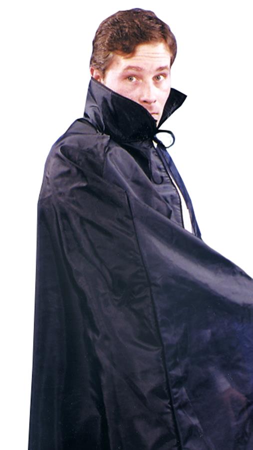 Black Taffeta Adult Cape