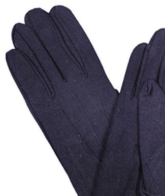 Nylon Snap Black Adult Gloves