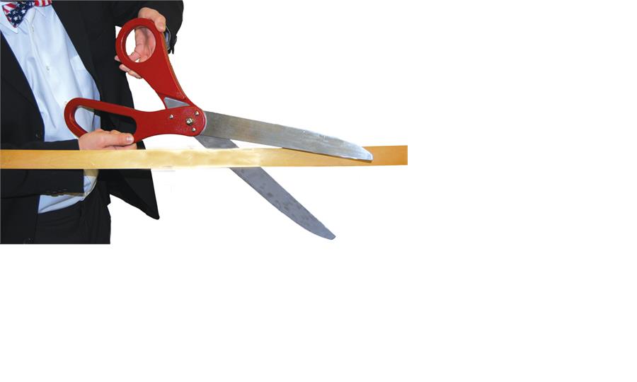 Giant Ribbon Cutting Scissors Adult Costume Accessory