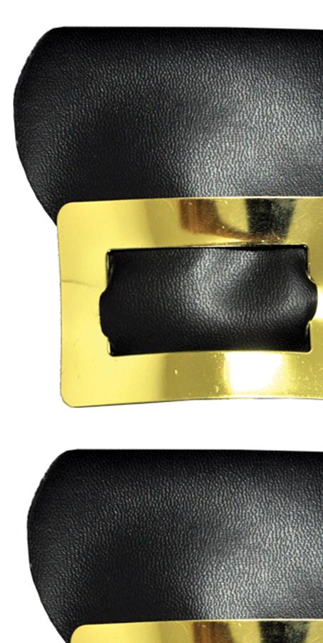 Colonial Gold Shoe Buckles Adult Costume Accessory