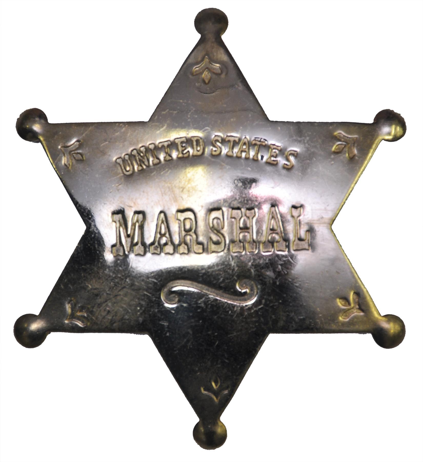 US Marshall Badge Adult Costume Accessory