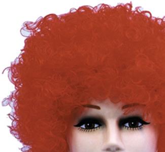 Curly Clown Red Budget Adult Wig