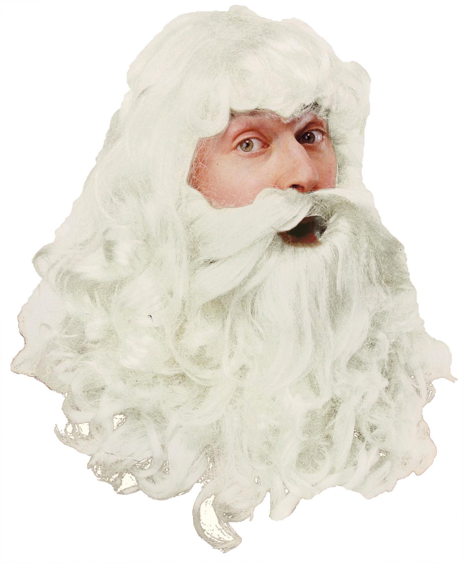 Santa Claus Adult Wig and Beard Set