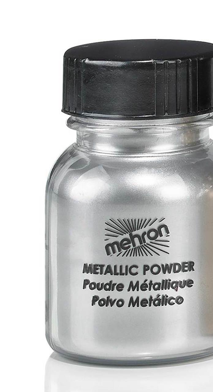 Mehron Metallic Powder Silver Makeup Accessory