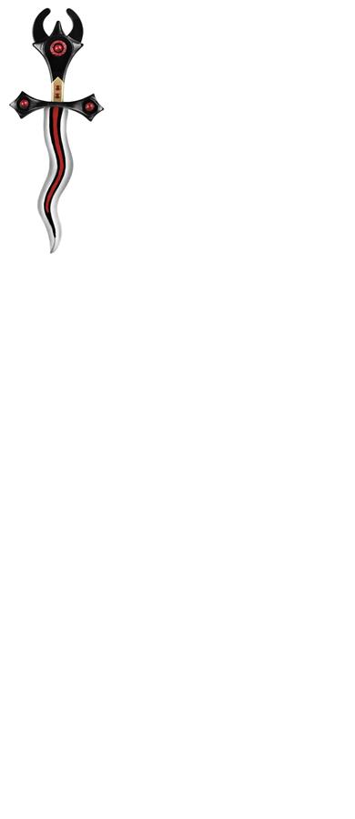 She Devil Black Dagger Garter Costume Accessory