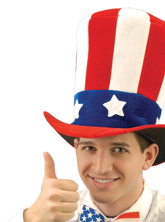 Uncle Sam Felt Adult Hat