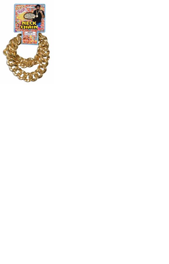 Big Link Neck Chain Adult Costume Accessory
