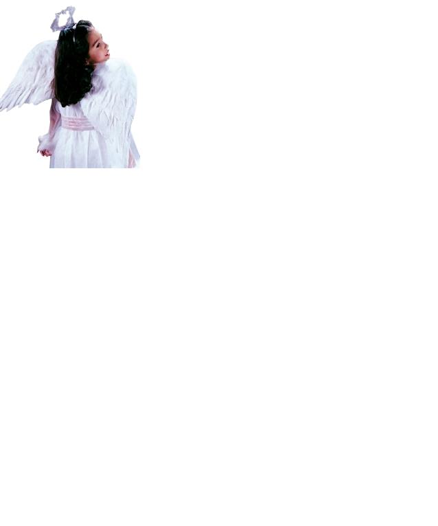 White Feather Angel Wings Child Costume Accessory