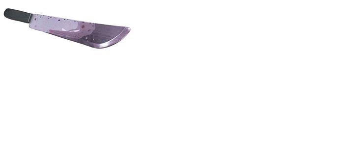 Bleeding Machete Costume Accessory