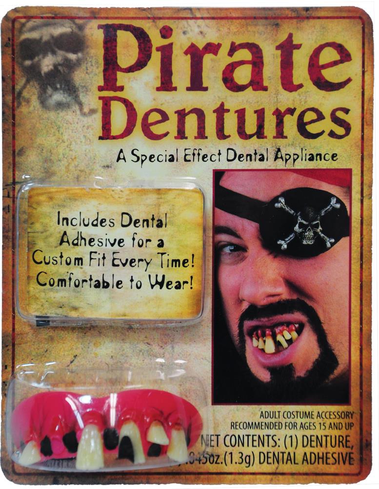 Big Bubba Clem Pirate Teeth Adult Costume Accessory