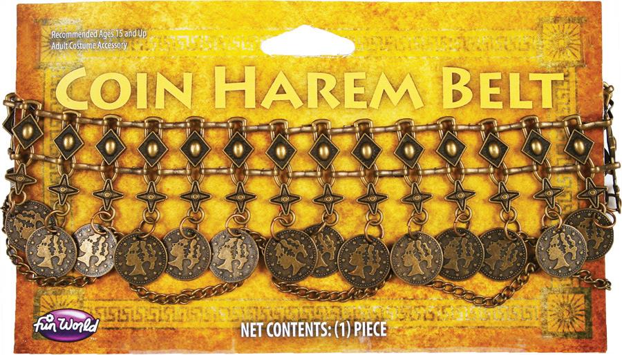 Sexy Belly Dancer Harem Coin Belt Adult Costume Accessory