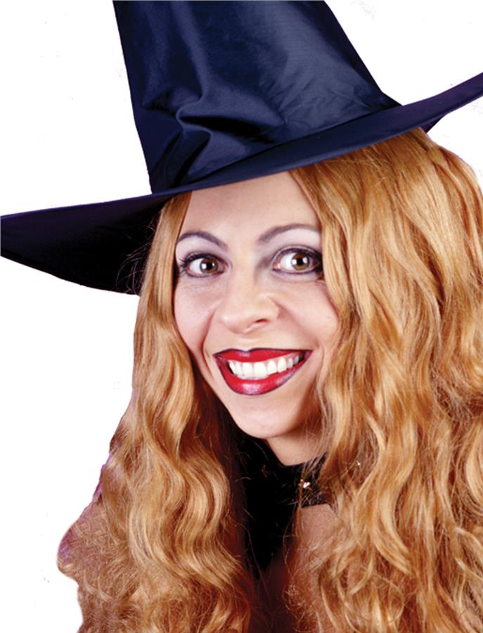 30in Wicked Witch Curly Auburn Adult Wig