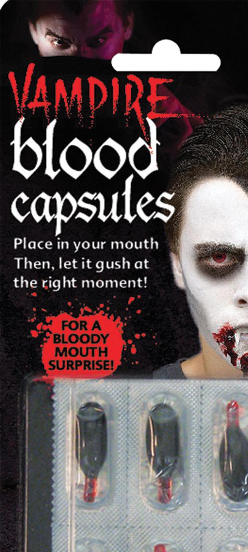 Fake Blood Capsules Makeup Accessory