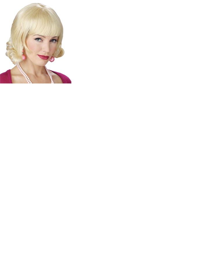 1960's Grease Flip Blonde Adult Wig