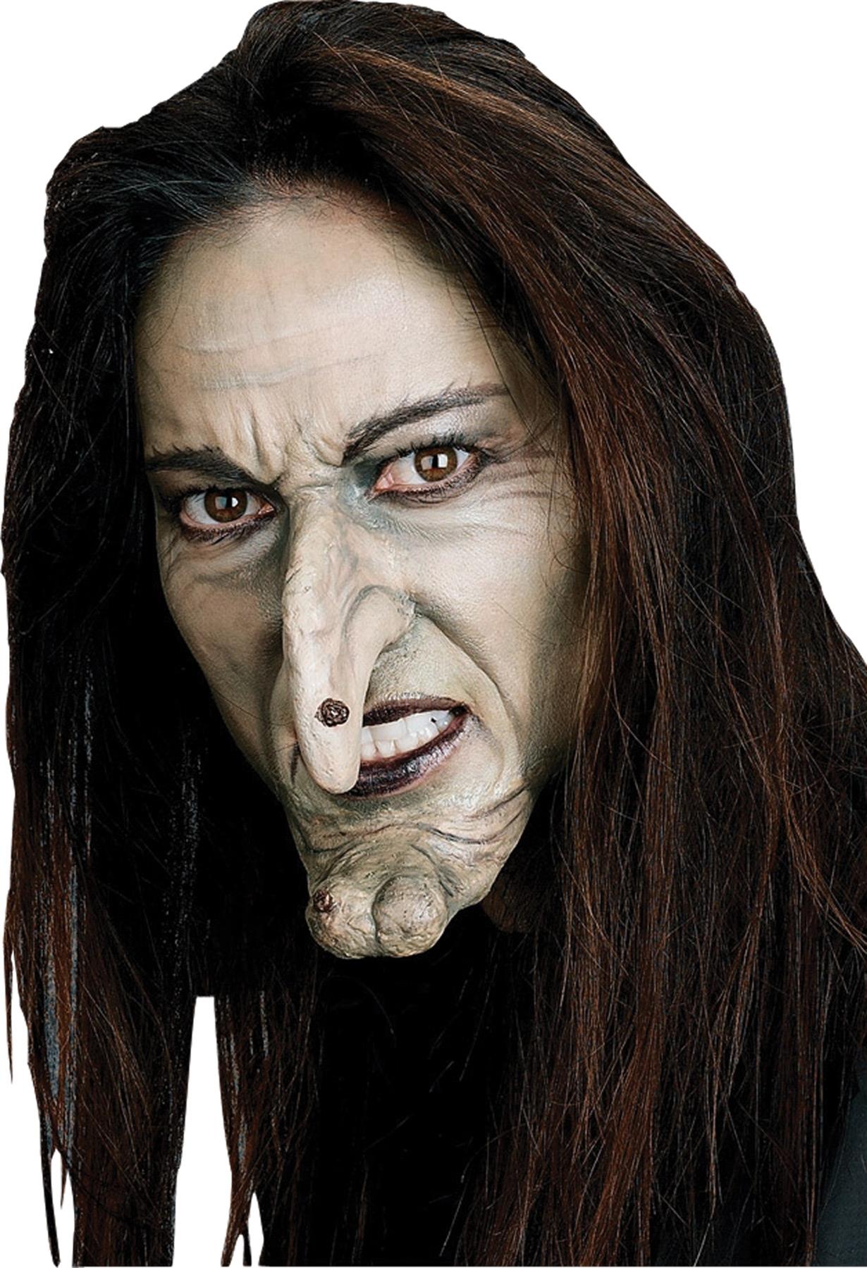 Witch Face Nose Chin Prosthetic Makeup Accessory