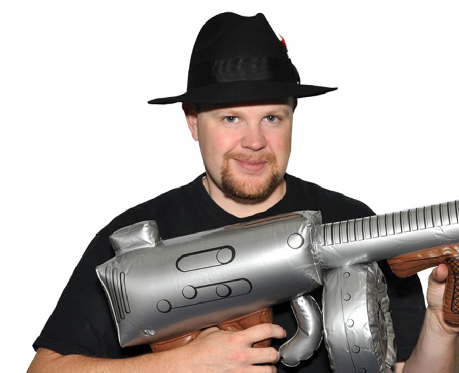1920's Gangster Inflatable Machine Gun Costume Accessory