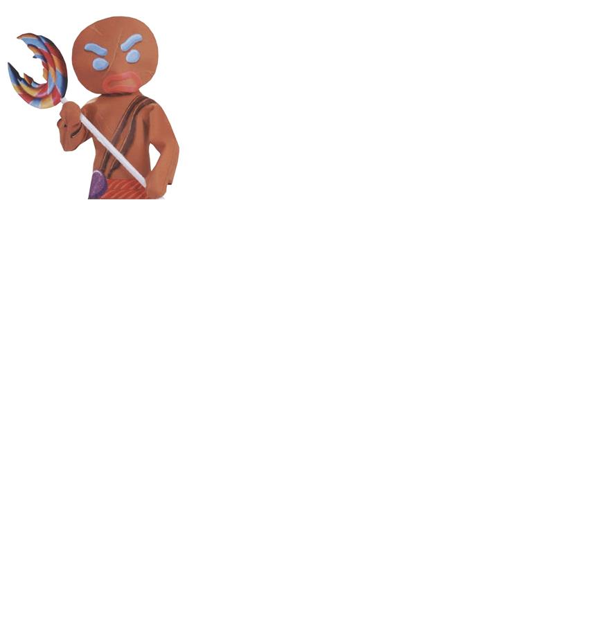 Shrek Gingerbread Man Warrior Inflatable Lollipop Costume Accessory