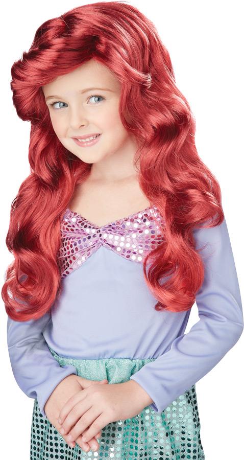 Lil Mermaid Red Child Wig
