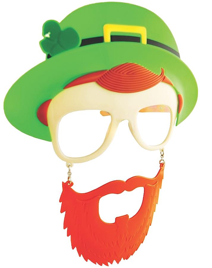 Sunstache Leprechaun St. Patrick's Day Adult Glasses