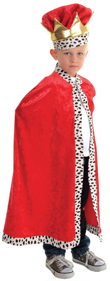 Royal King Red Child Cape