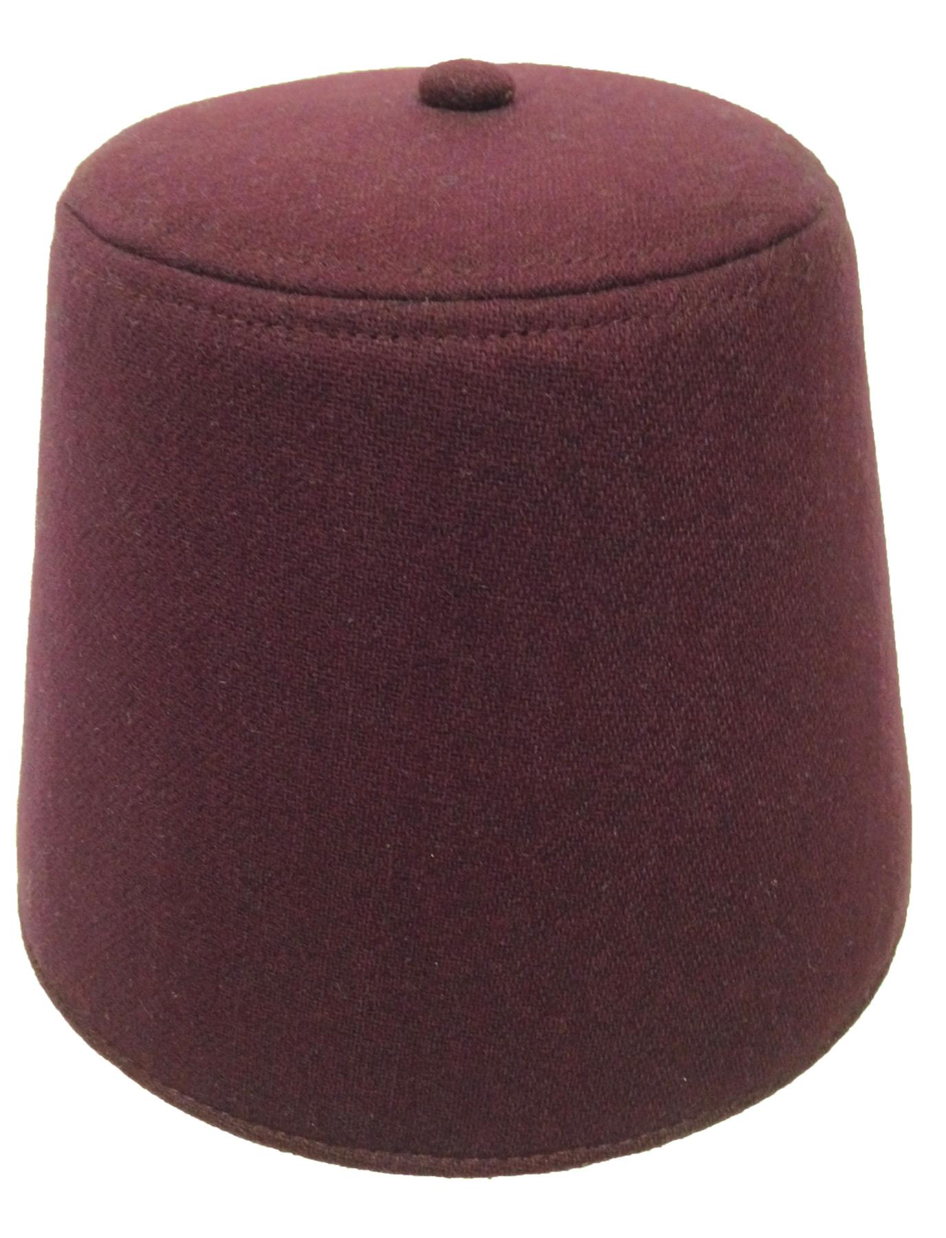Fez Felt Maroon Adult Hat