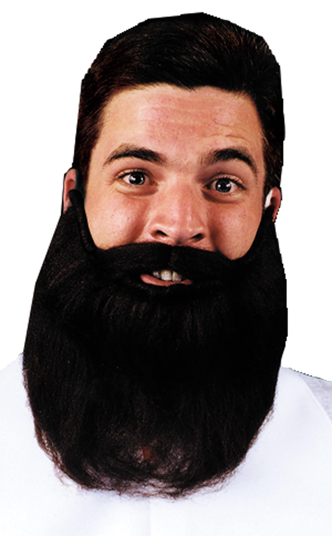 8in Mustache Beard Adult Costume Accessory
