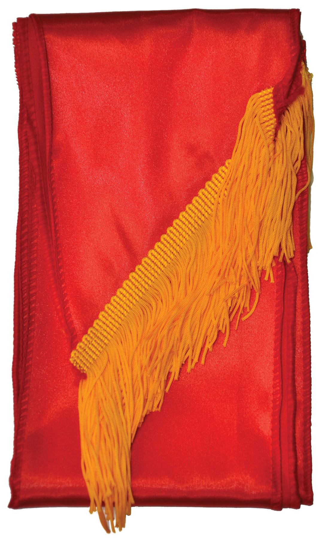 Satin Fringed Sash Adult Costume Accessory