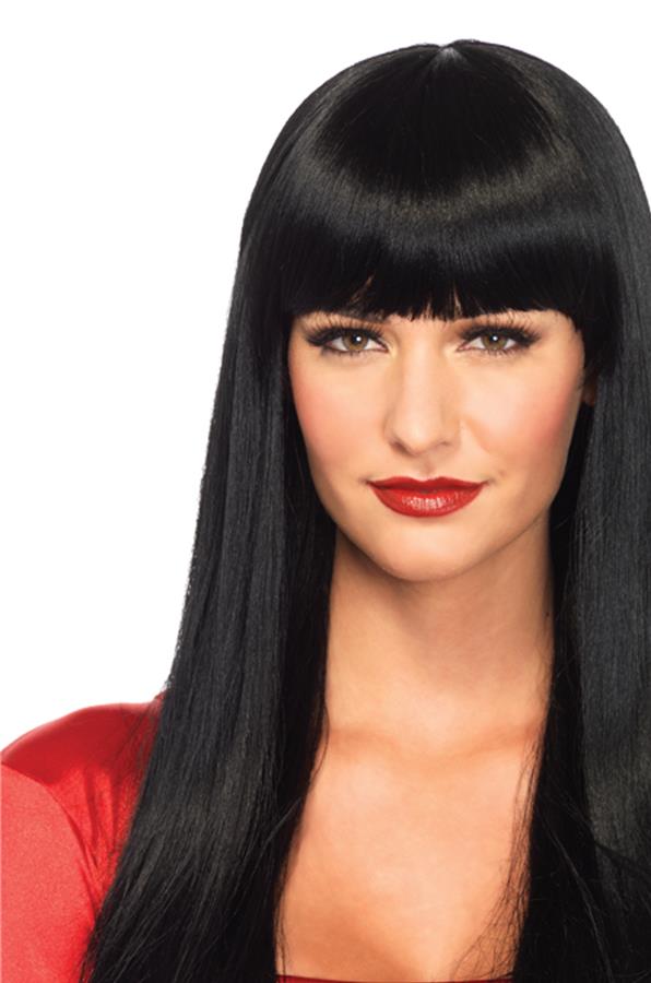 Bangin' Long Straight Black Wig