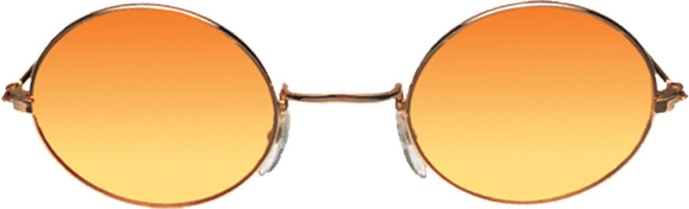 John Glasses Gold Orange Yellow Adult Costume Accessory