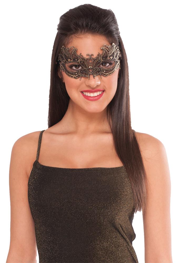 Lace Gold Adult Mask